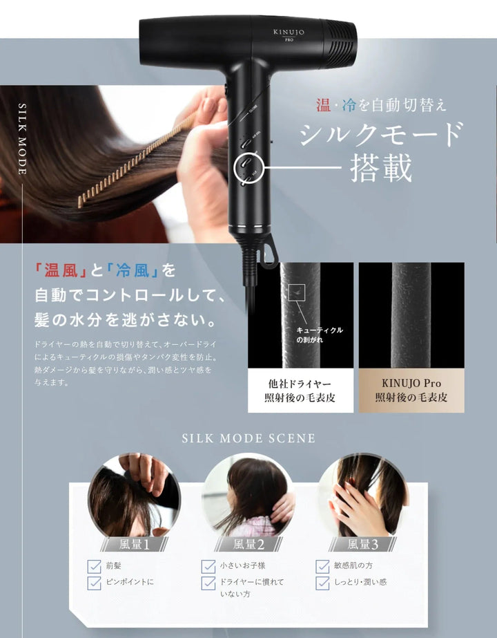 KINUJO PRO（キヌージョ プロ） ヘアドライヤー｜絹女 – Lolonois Shop